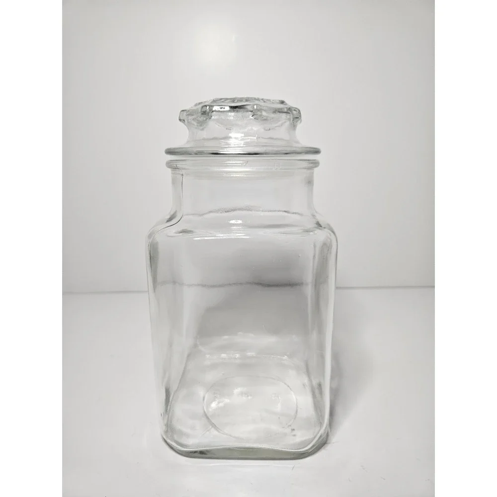 Anchor Hocking Clear Glass Apothecary Jar 9
